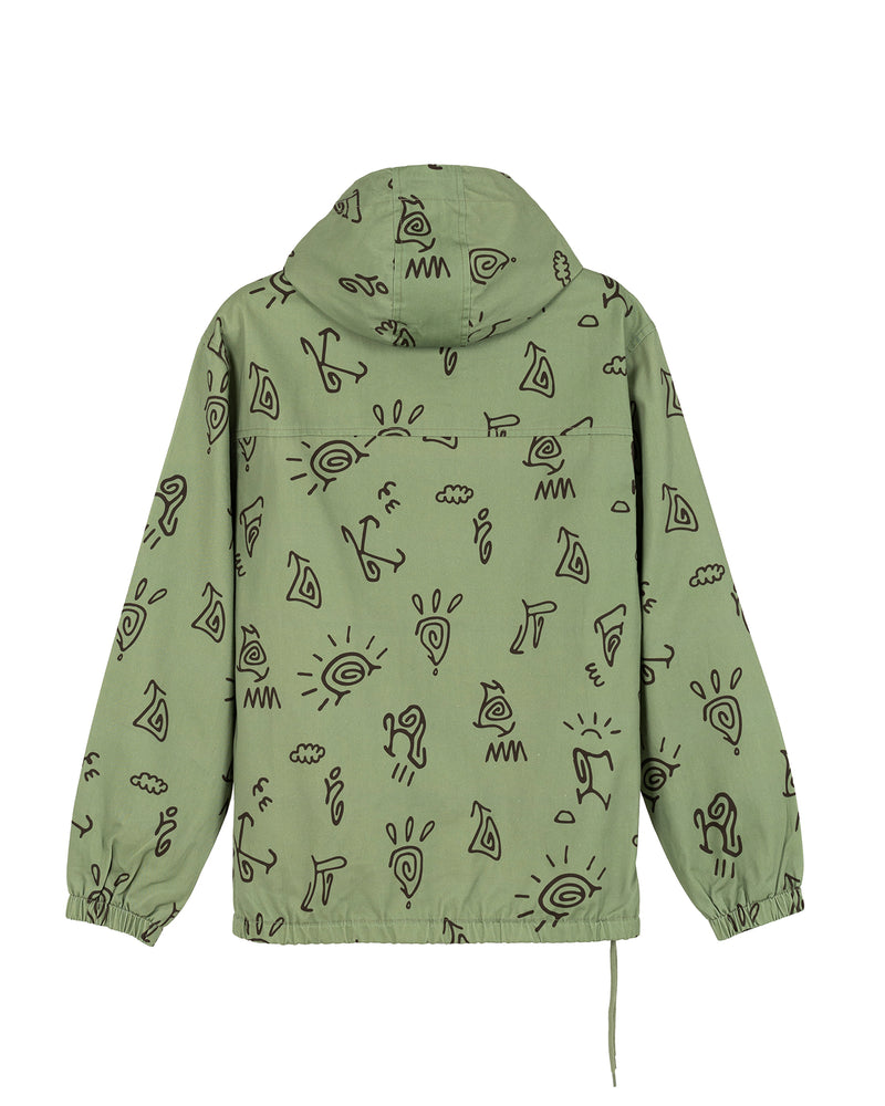 Hikerdelic Petroglyph Conway Smock Jacket Khaki