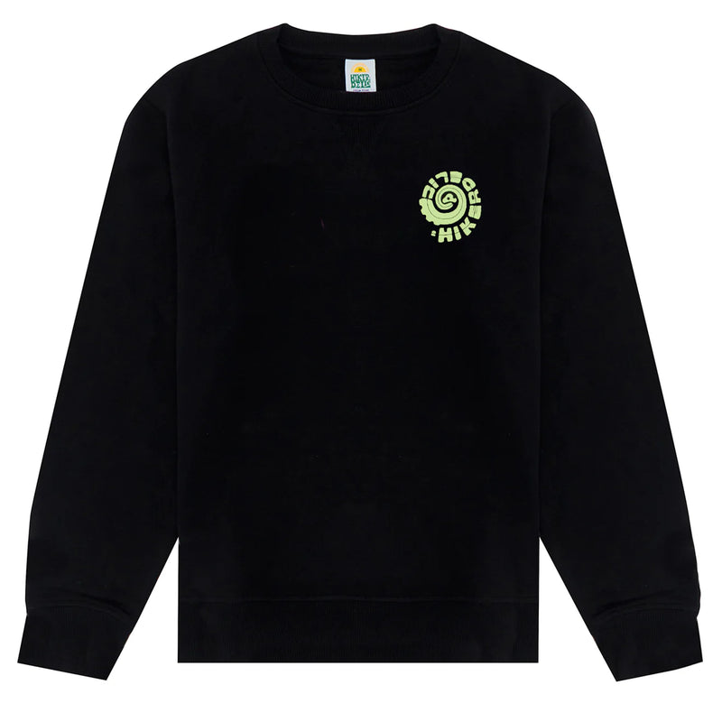 Hikerdelic Swirl Sweater - Black