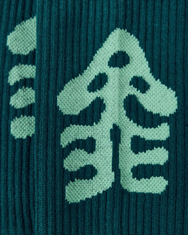 Hikerdelic Trip Socks Dark Green