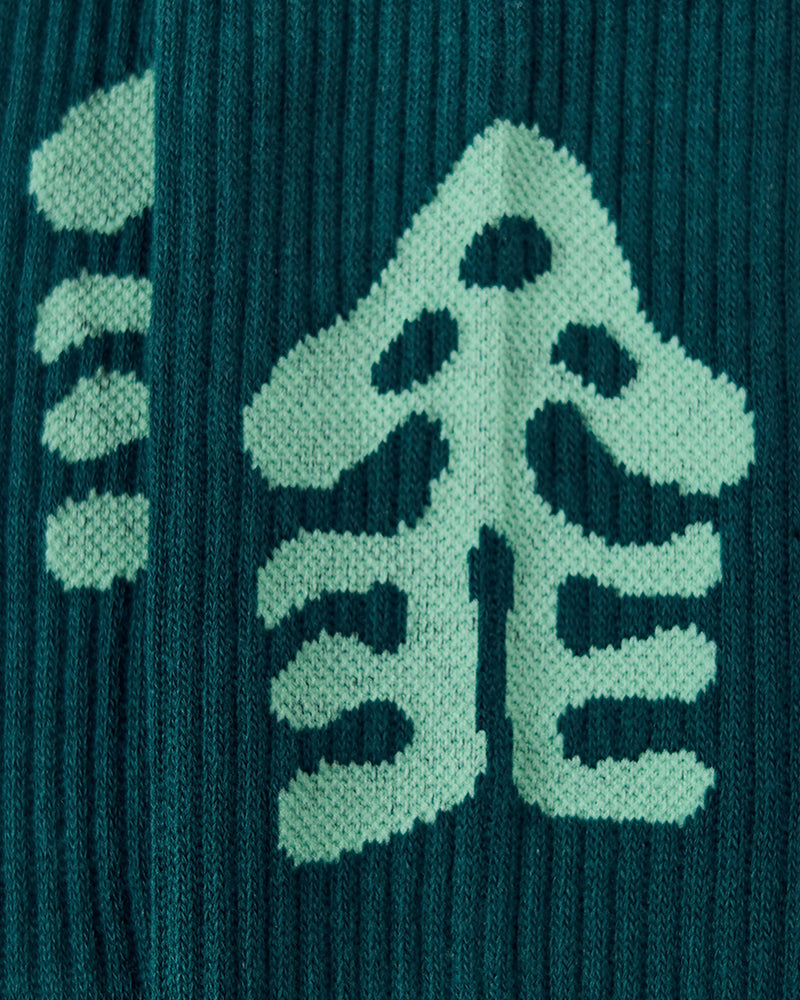 Hikerdelic Trip Socks Dark Green