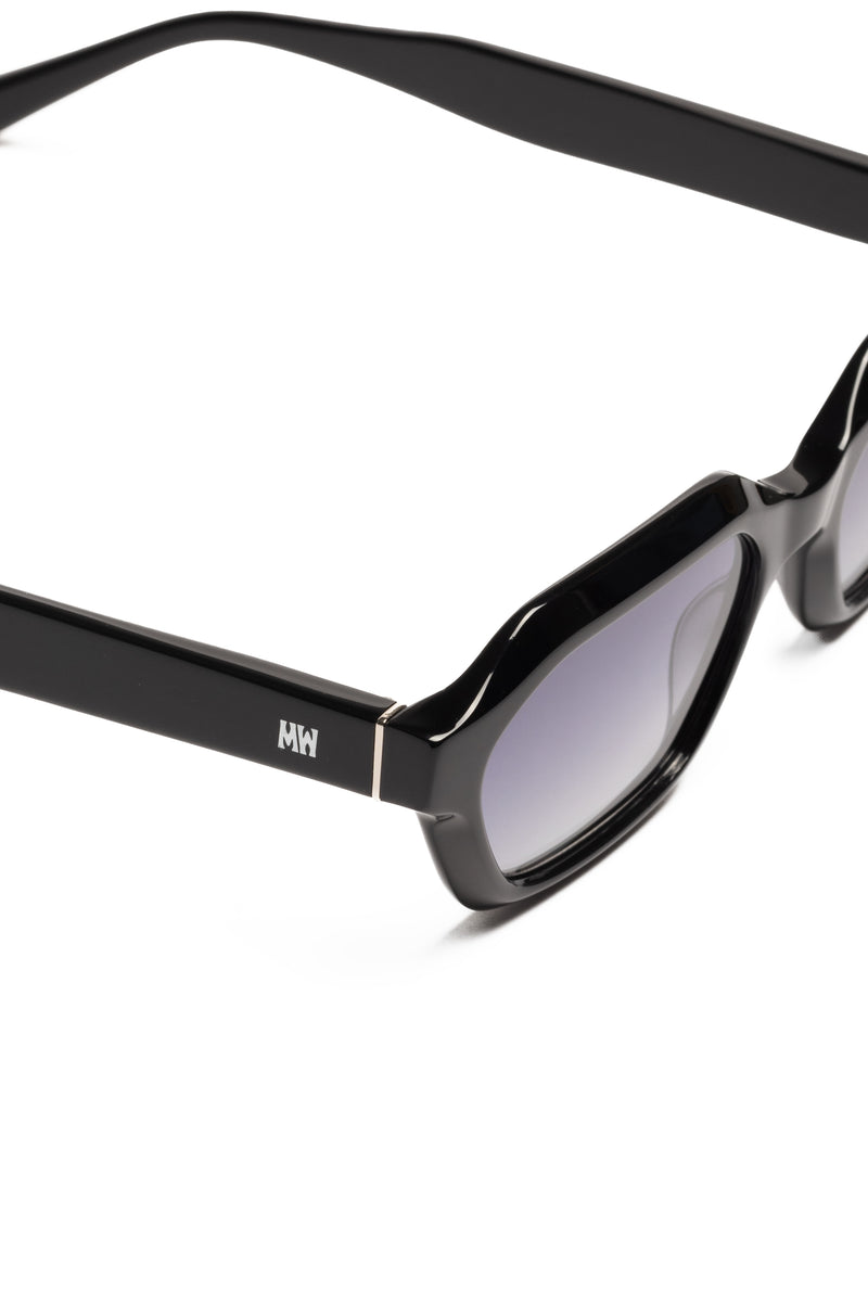 Hikerdelic x MessyWeekend Anthony Sunglasses Black Gradient Blue