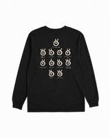 Hikerdelic x Psych Fest 442 LS T-Shirt Black