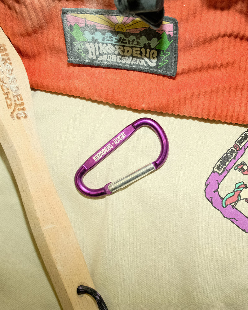 Hikerdelic x Psychi Carabiner Purple