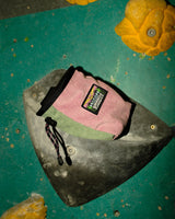 Hikerdelic x Psychi Bouldering Bag Green / Pink