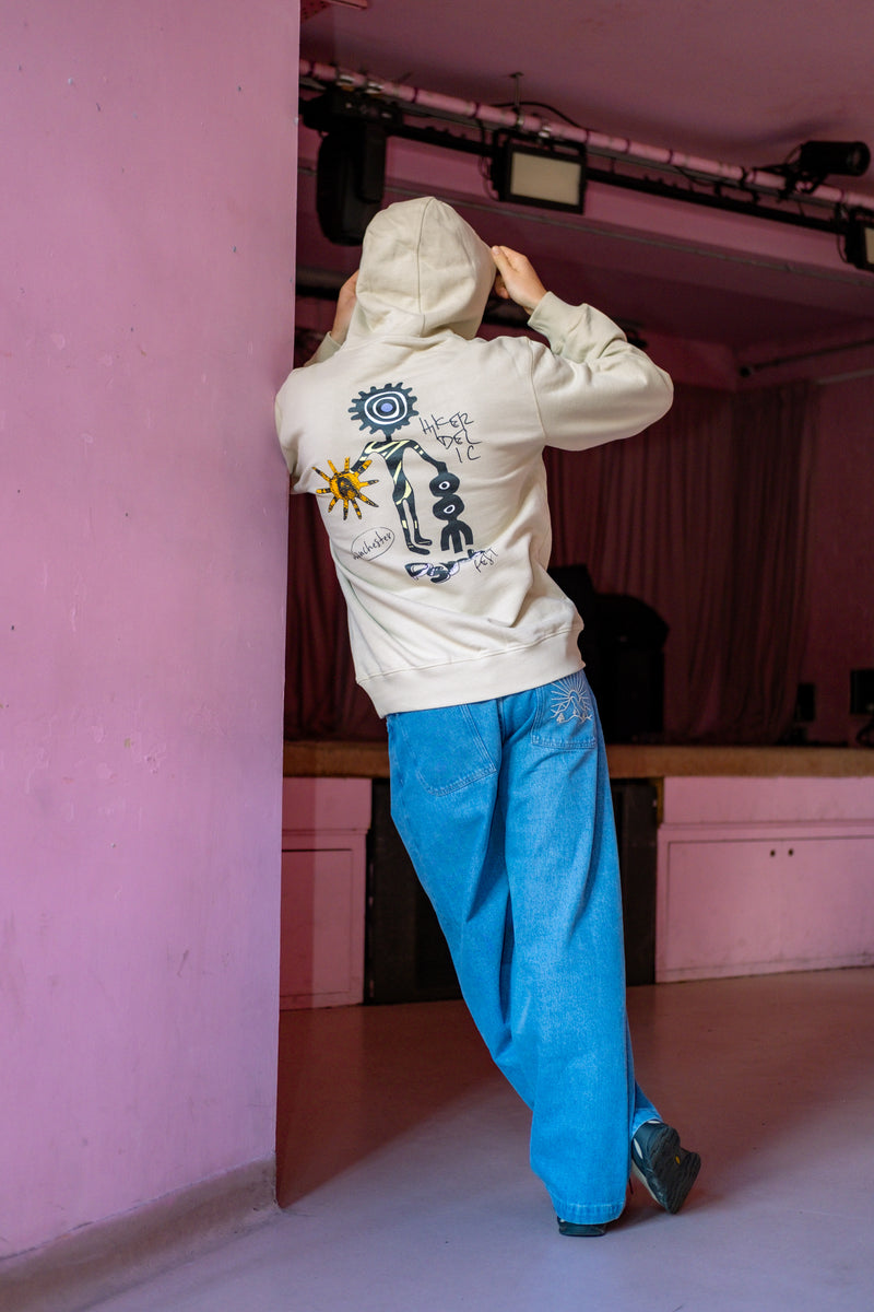 Hikerdelic x Psych Fest Hoodie Sand