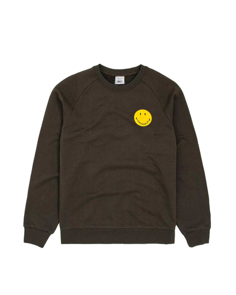 Hikerdelic x Smiley Sweatshirt Military Green