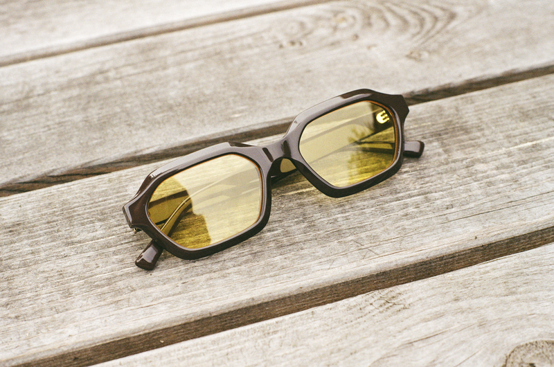 Hikerdelic x MessyWeekend Anthony Sunglasses Brown Yellow