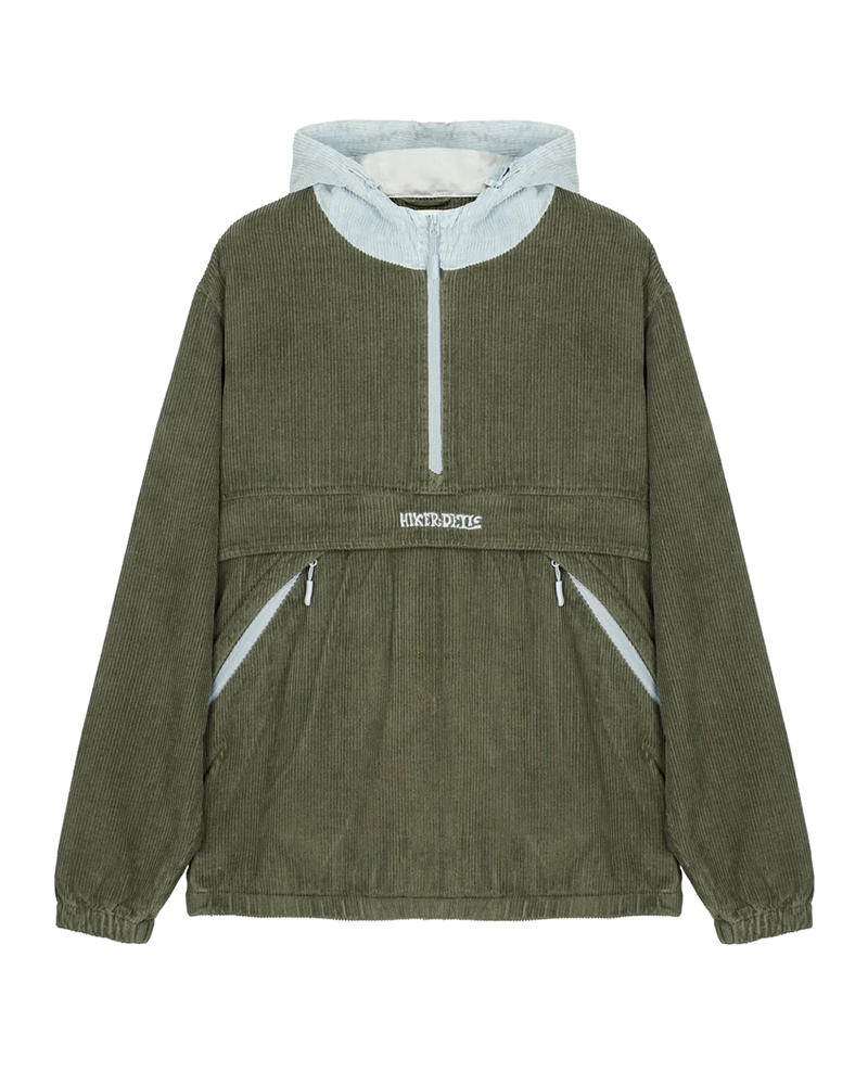Hikerdelic Hooded Cord Smock Jade Green