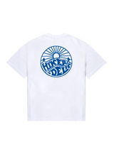 Hikerdelic Core Logo SS T-Shirt White / Navy