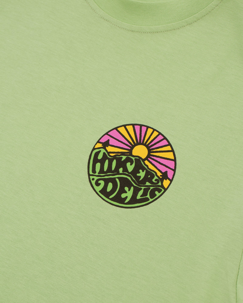 Hikerdelic Original Logo SS T-Shirt - Lime