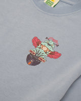 Hikerdelic Bee & Bee SS T-Shirt - Fjord Blue