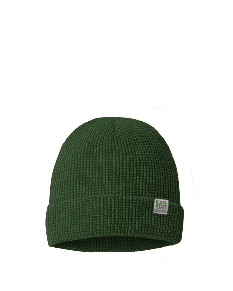 Hikerdelic Hikerdelic Waffle Beanie Hat Forest Green