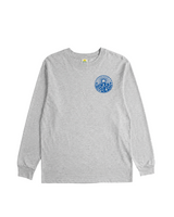 Hikerdelic Core Logo LS T-Shirt Grey Marl