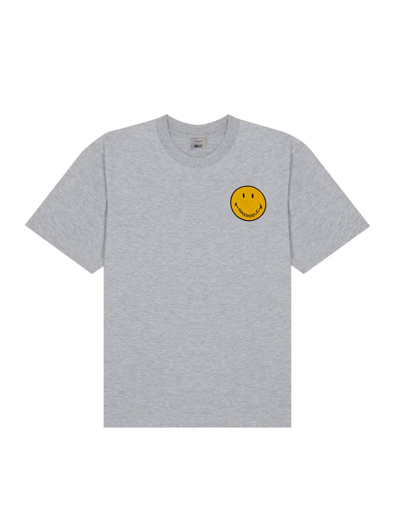 Hikerdelic x Smiley T-shirt Grey Marl