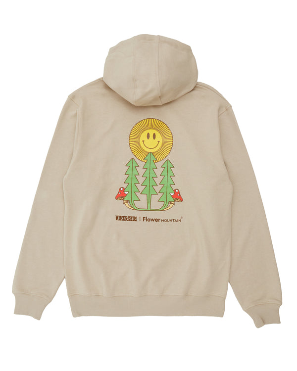 Hikerdelic x Flower Mountain Personal Growth Hoodie Sand