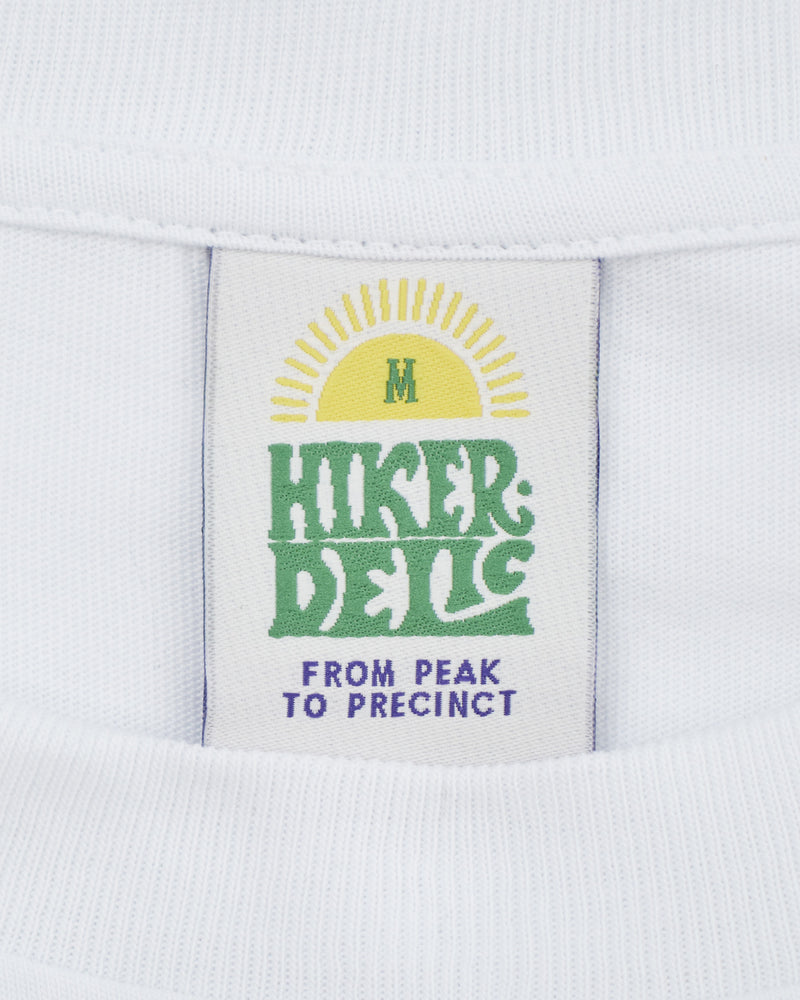 Hikerdelic Original Logo L/S T-Shirt White