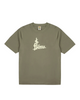 Hikerdelic Camp Logo T-Shirt Khaki