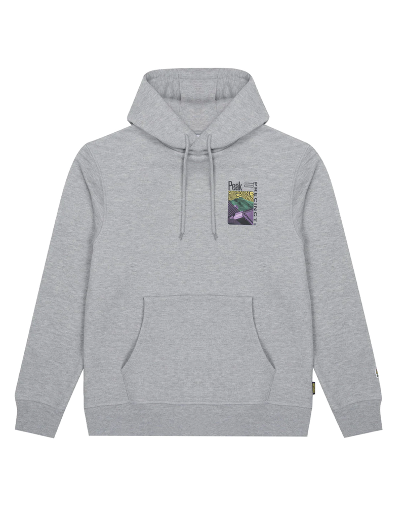 Hikerdelic Hotel Hoodie Grey Marl