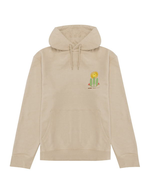 Hikerdelic x Flower Mountain Personal Growth Hoodie Sand