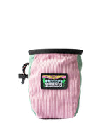 Hikerdelic x Psychi Bouldering Bag Green / Pink