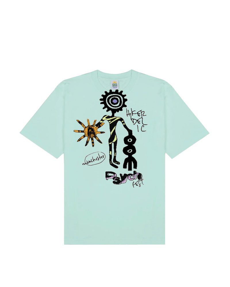 Hikerdelic x Psych Fest T-Shirt Sea Foam