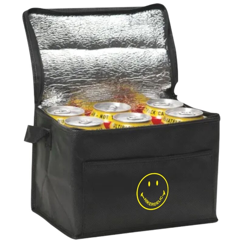 Hikerdelic x Smiley Cooler Pack Black