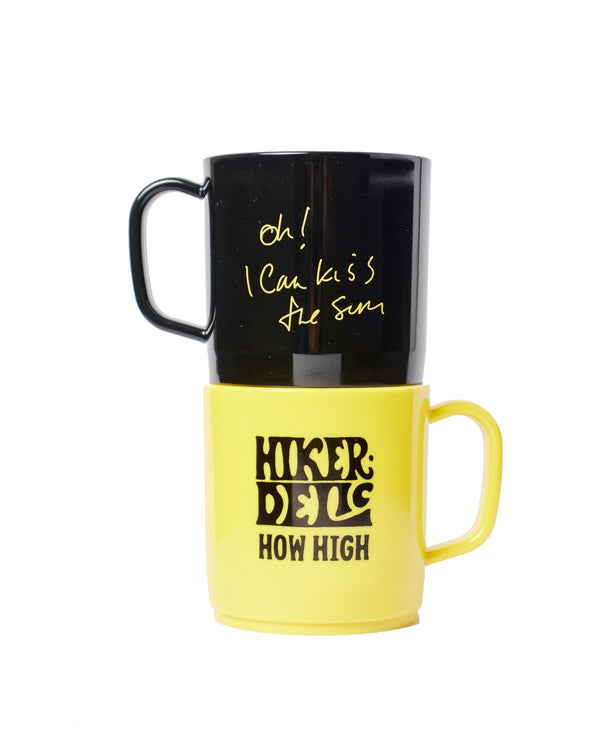 Hikerdelic x Tim Burgess How High 2 Pack Mugs Yellow / Black