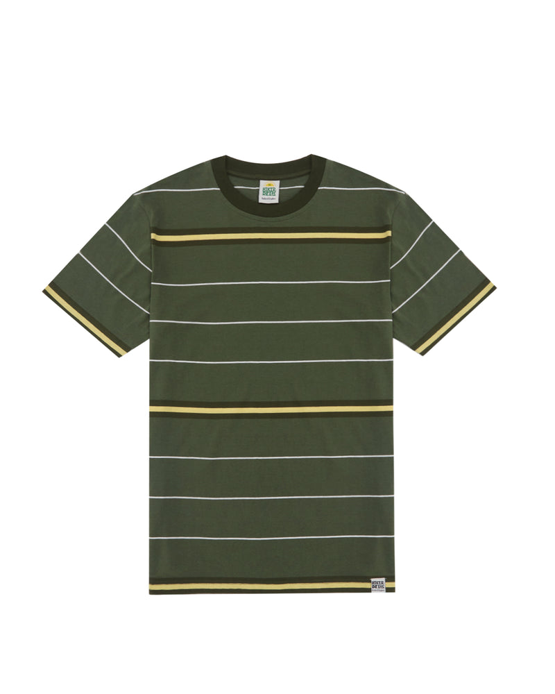 Hikerdelic Yarn Dyed SS T-Shirt Khaki
