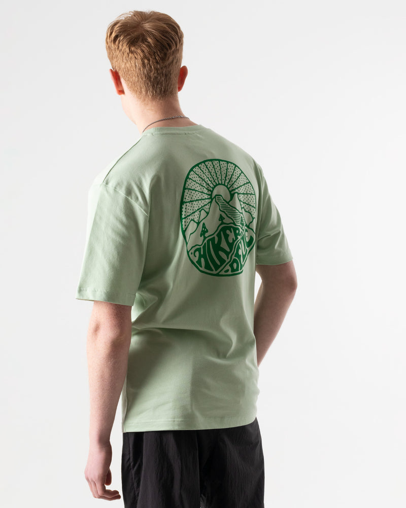 Hikerdelic Core Logo SS T-Shirt Smoke Green
