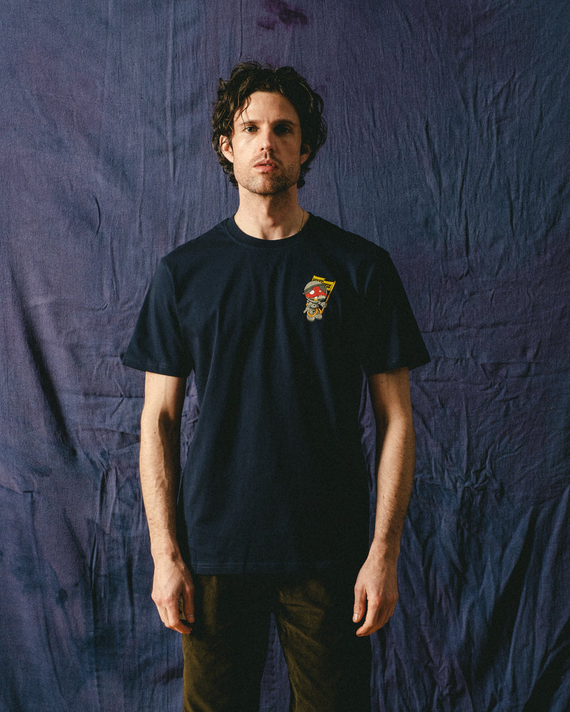 Hikerdelic Space Eric SS T Shirt Navy