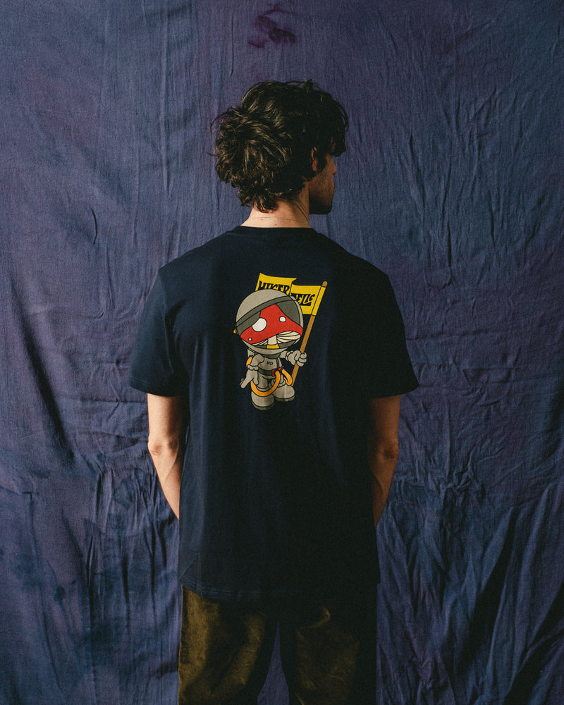 Hikerdelic Space Eric SS T Shirt Navy
