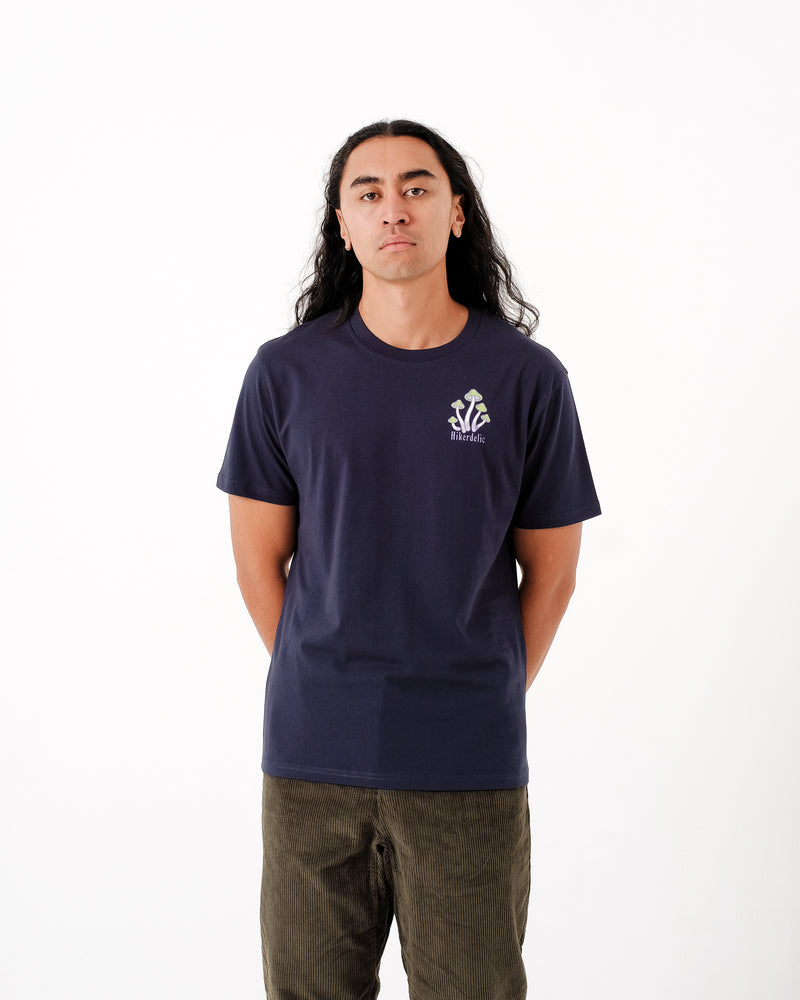 Hikerdelic Wired Short Sleeve T-Shirt Navy