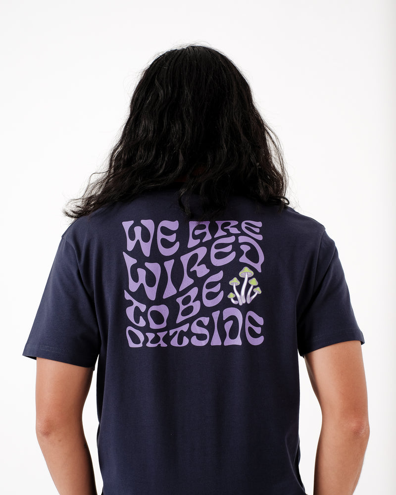 Hikerdelic Wired Short Sleeve T-Shirt Navy