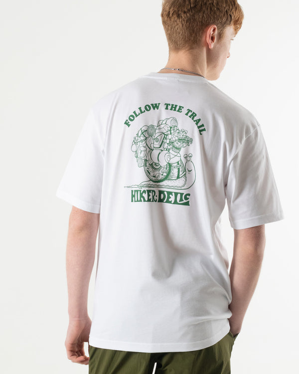 Hikerdelic Follow The Trail SS T Shirt White