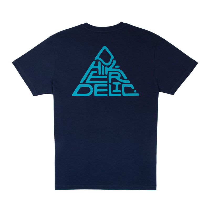 Hikerdelic Mountain Logo Short Sleeve T-Shirt - Navy
