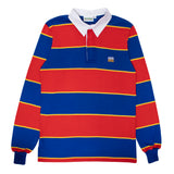 Hikerdelic Striped Rugby Shirt Red / Blue / Yellow