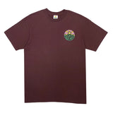 Hikerdelic Original Logo T-Shirt - Maroon - Hikerdelic Shop