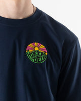 Hikerdelic Original Logo Short Sleeve T-Shirt Navy