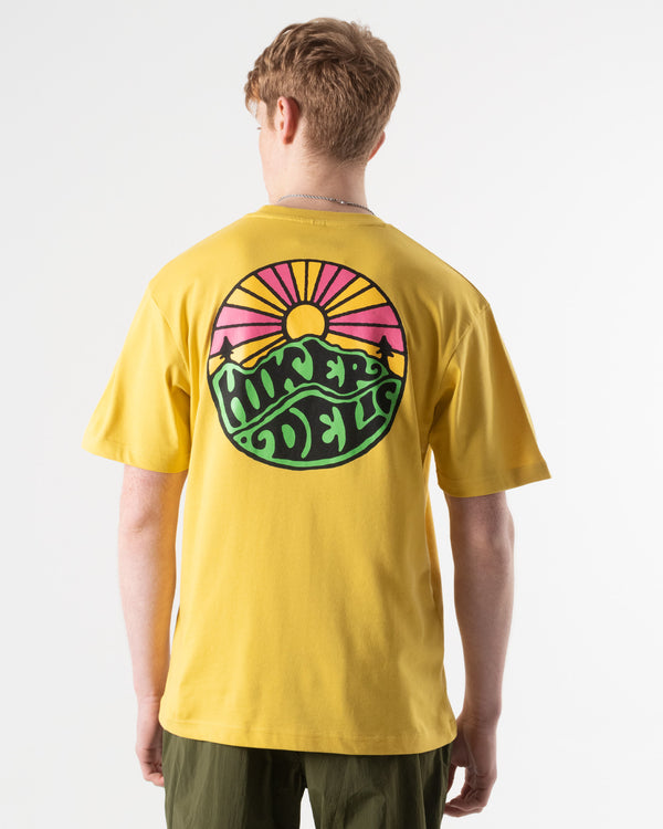 Hikerdelic Original Logo SS T-Shirt Washed Yellow