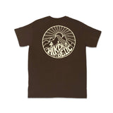Hikerdelic Core Logo T-Shirt - Brown / Off White