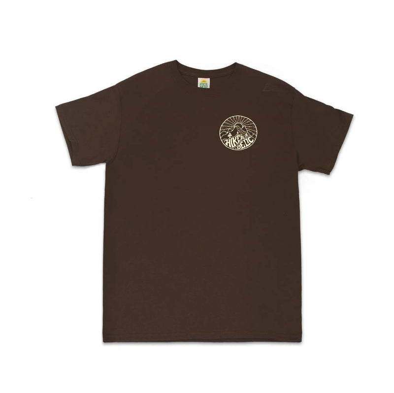 Hikerdelic Core Logo T-Shirt - Brown / Off White