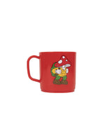 Hikerdelic Eric Mug Red Front View With Eric Character Logo