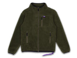 Hikerdelic Topping Fleece Jacket - Olive/Purple - Hikerdelic Shop