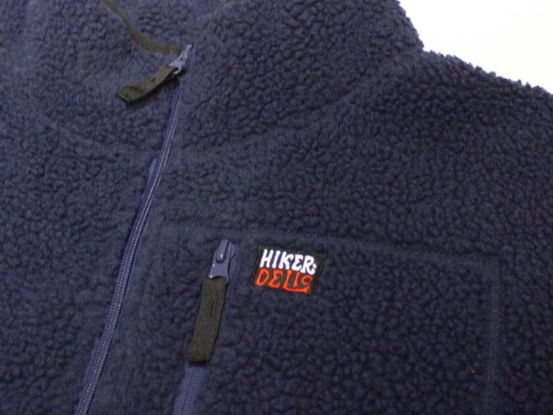 Hikerdelic Topping Fleece Jacket - Navy/Orange - Hikerdelic Shop
